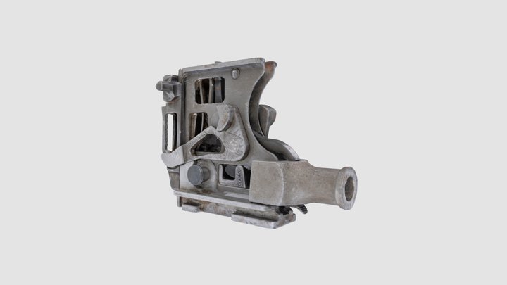 Skeletonised instructional lock -.303 Vickers MG 3D Model