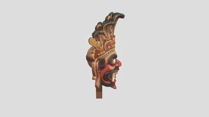 Sri Lankan Devil  mask 3d model – Free 3D Model STL