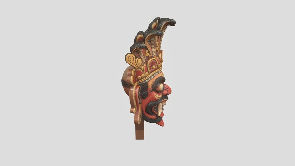 Sri Lankan Devil  mask 3d model