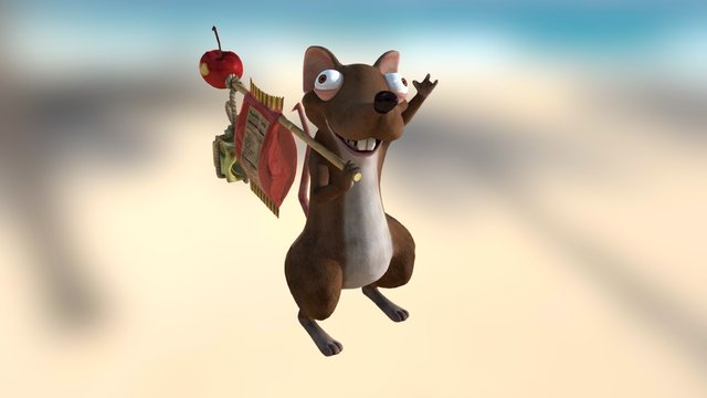 Stupid Rat 3D Model