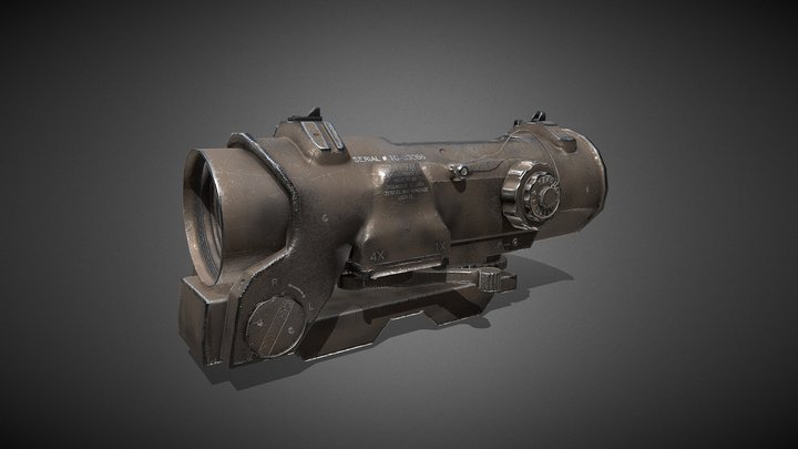 Reflector sight 3D Model