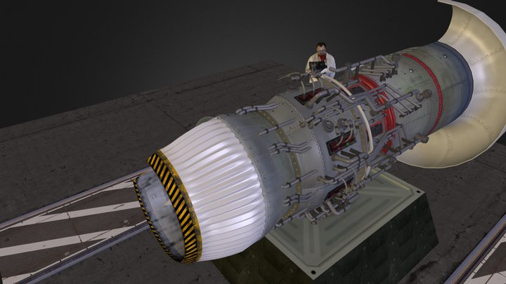 Turbine HQ 3D Model