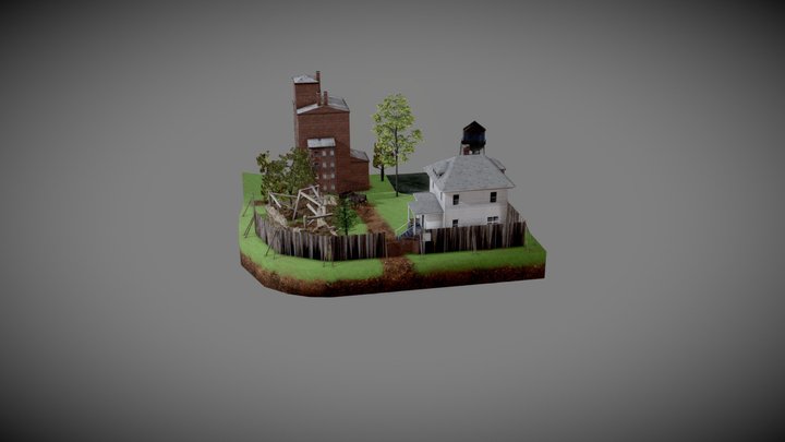 The Walking Dead - Diorama 3D Model