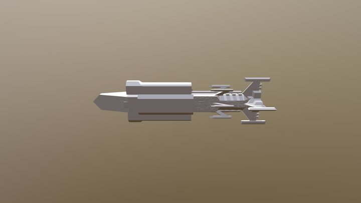 3d Ship 3D Model