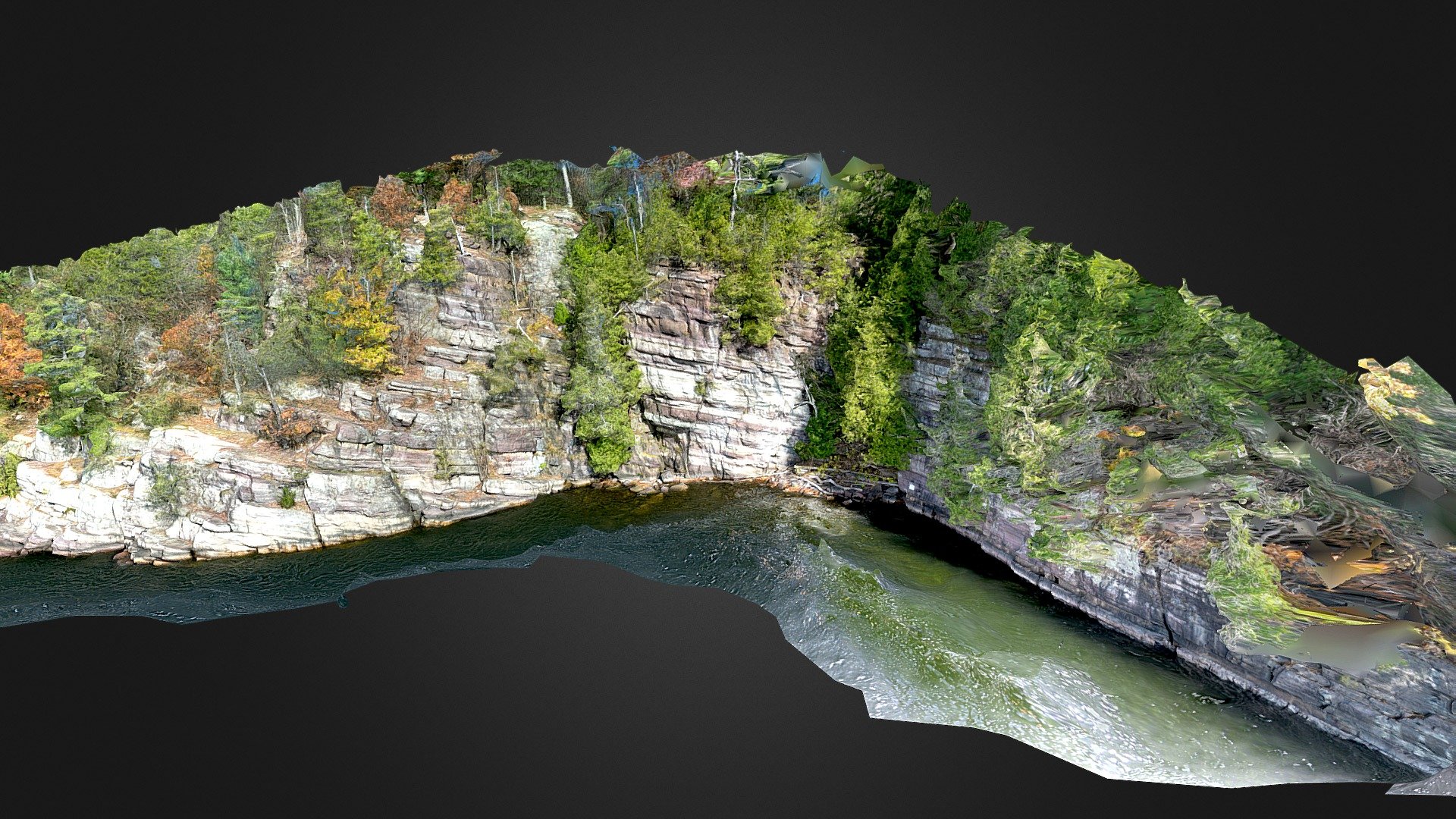 Malletts Bay Third Point Cliffs Download Free 3D model by garyle802 (Gary.Lefebvre1) [dcbd556