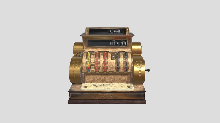 CashRegister 3D Model