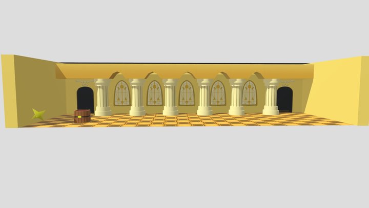 judgement hall 3D Model