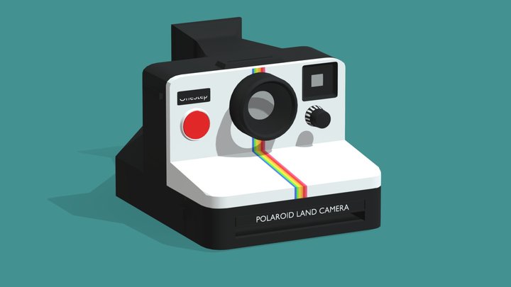 Polaroid Cam 3D Model