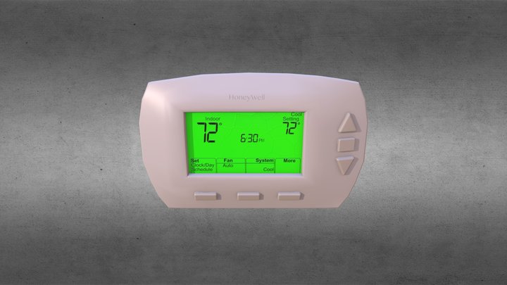 Honeywell Thermostat_Week3 3D Model