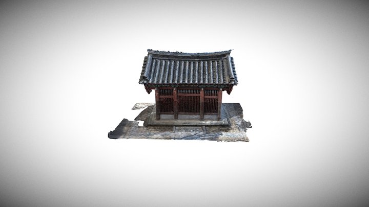 A Monument House 3D Model