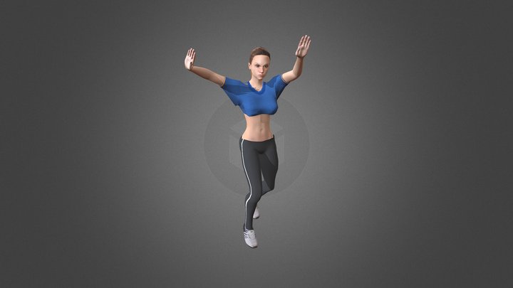 Belly Dance 3D Model