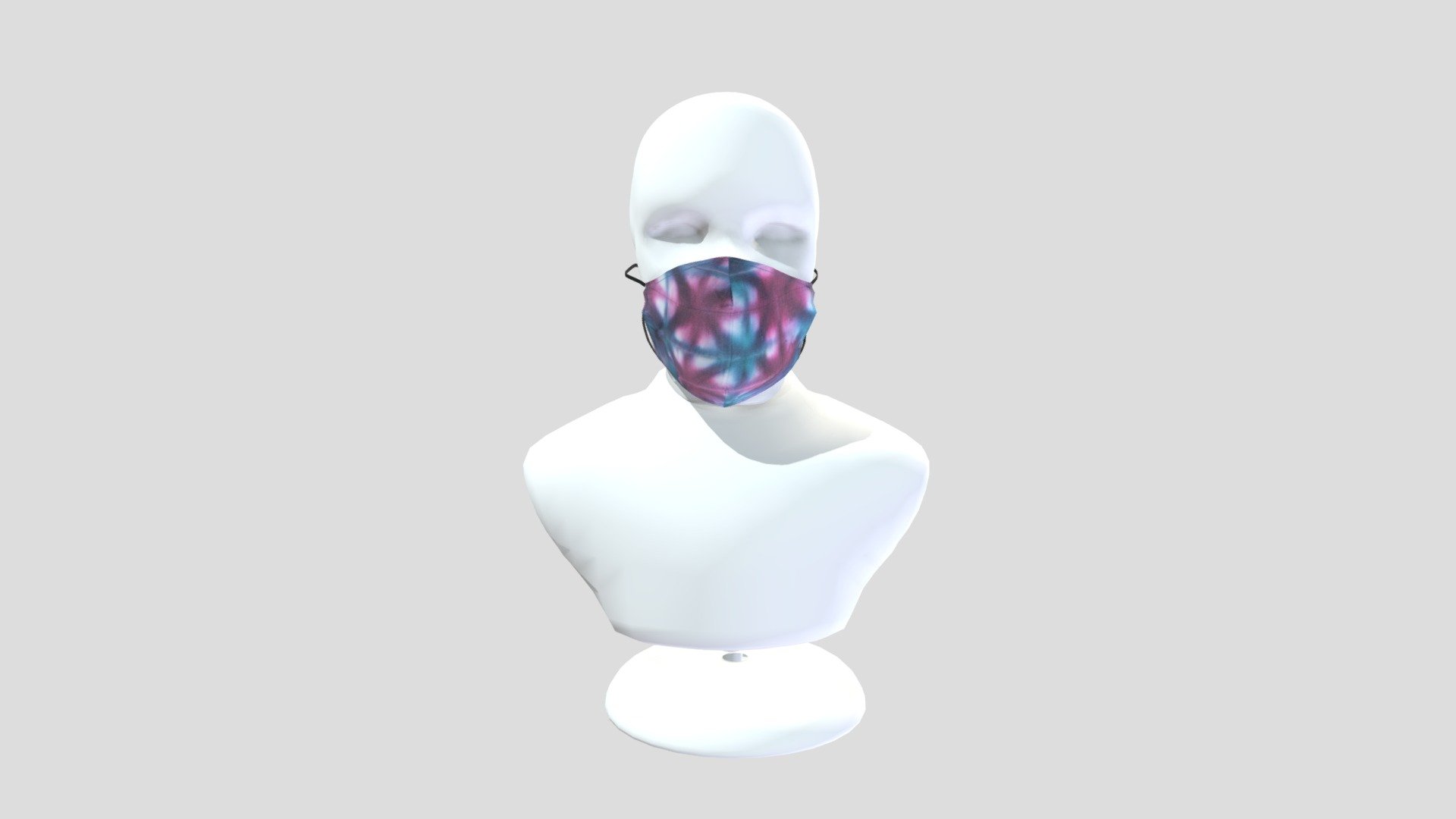 TIE DYE FACE MASK 2