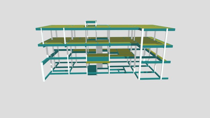 Projeto Estrutural - Casenge LTDA 3D Model