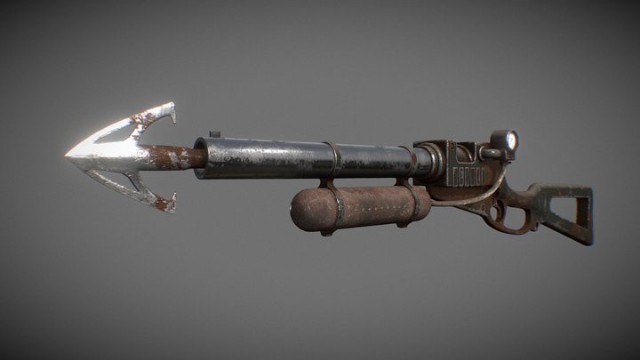 Harpoon Gun 3D Model