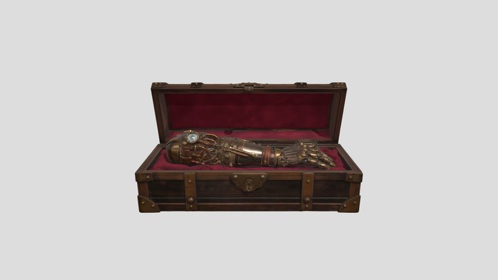 Arm in a Velvet Chest