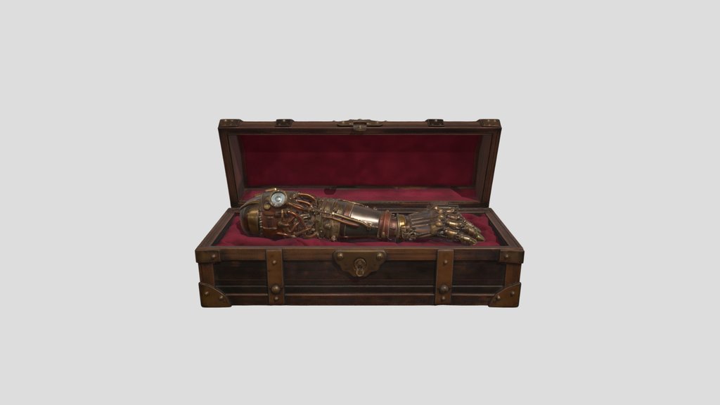 Arm in a Velvet Chest