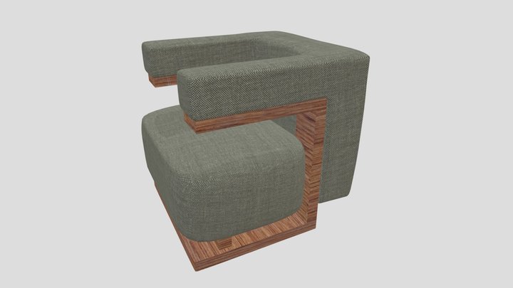 Chair Butaca F51 3D Model