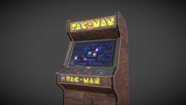 Arcade Game Machine 3D Model