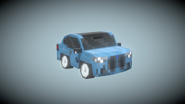 Low-Poly BMW M4 3D Model