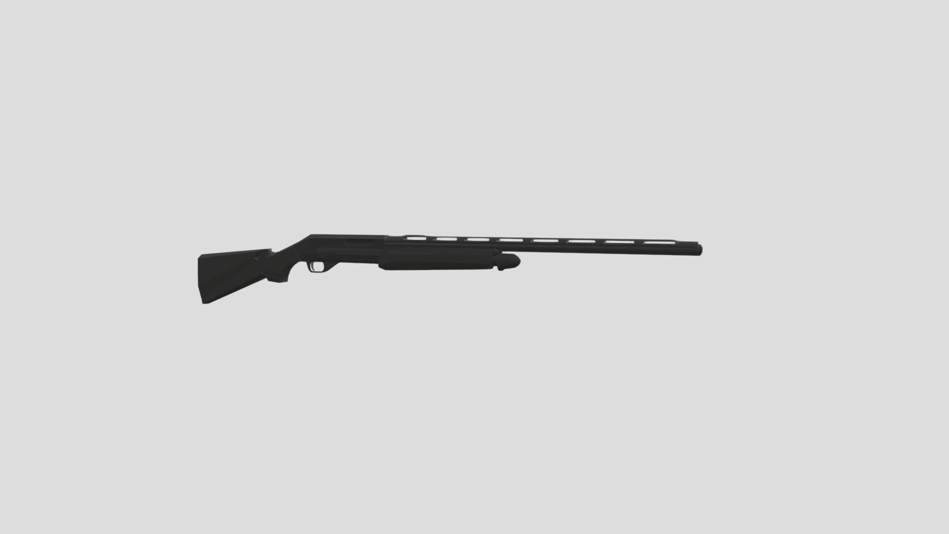 Low Poly Benelli Nova Download Free 3D model by yeepotato10 [dcc213b