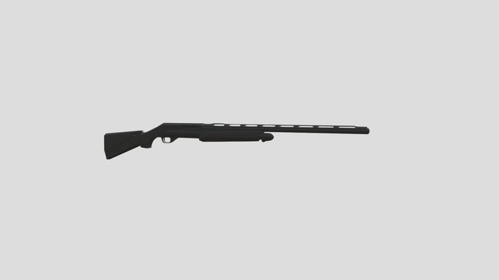 Low Poly Benelli Nova 3D Model