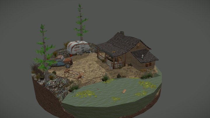 DAE 3D1 - The Forest Loner 3D Model