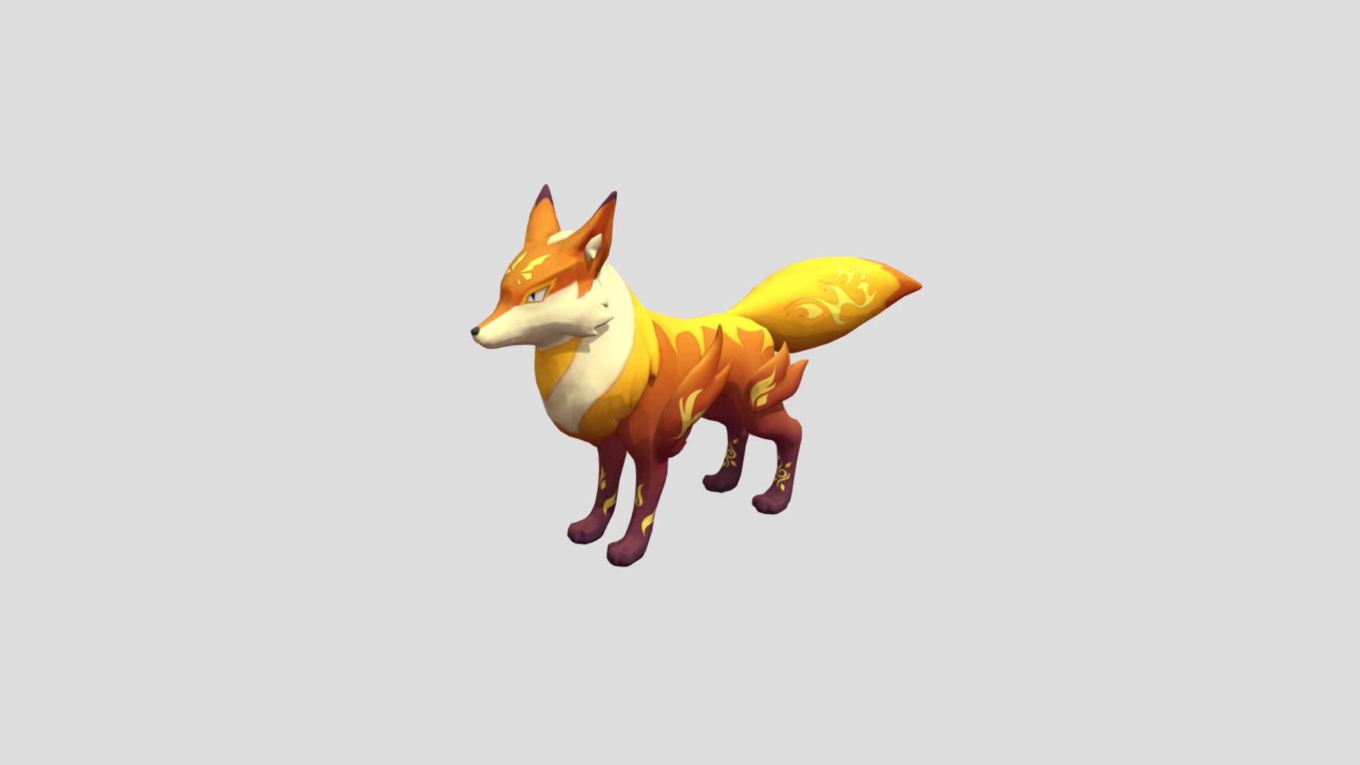 Fox - 3D model by 9527 (@a724051802) [dcc2ead] - Sketchfab