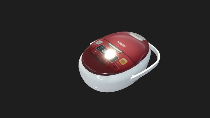 Multi-Functional Rice Cooker 3D Model