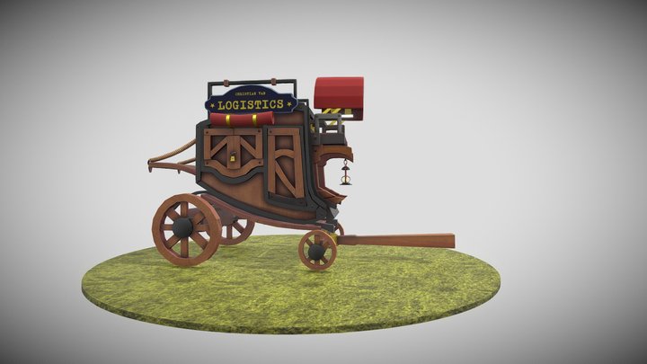 CHRISTIAN VAN -LOGISTICS CART 3D Model