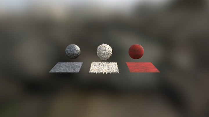Materialtestsuite 3D Model