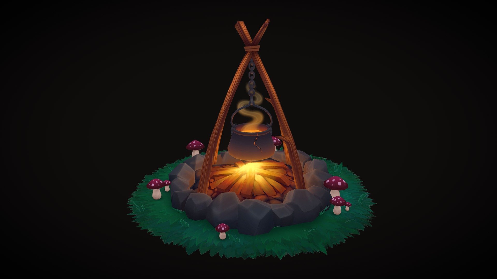 Cauldron - 3D model by Excalis [dcc3e1a] - Sketchfab