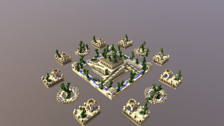 Oasis Skywars 3D Model