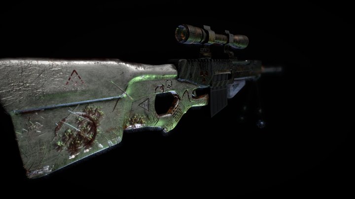 F2000 Sniper Edition 3D Model