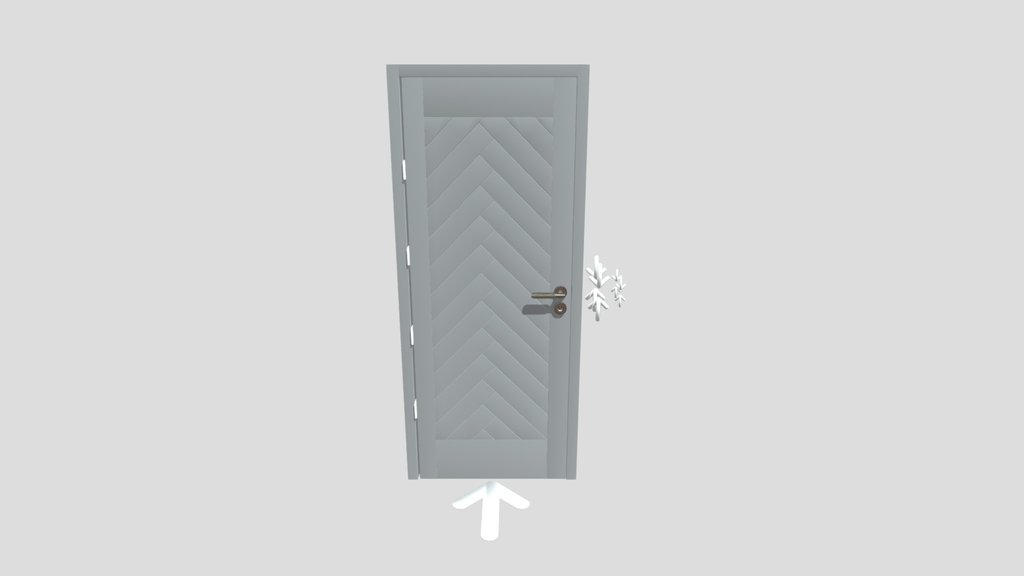 Montauk Herringbone Door