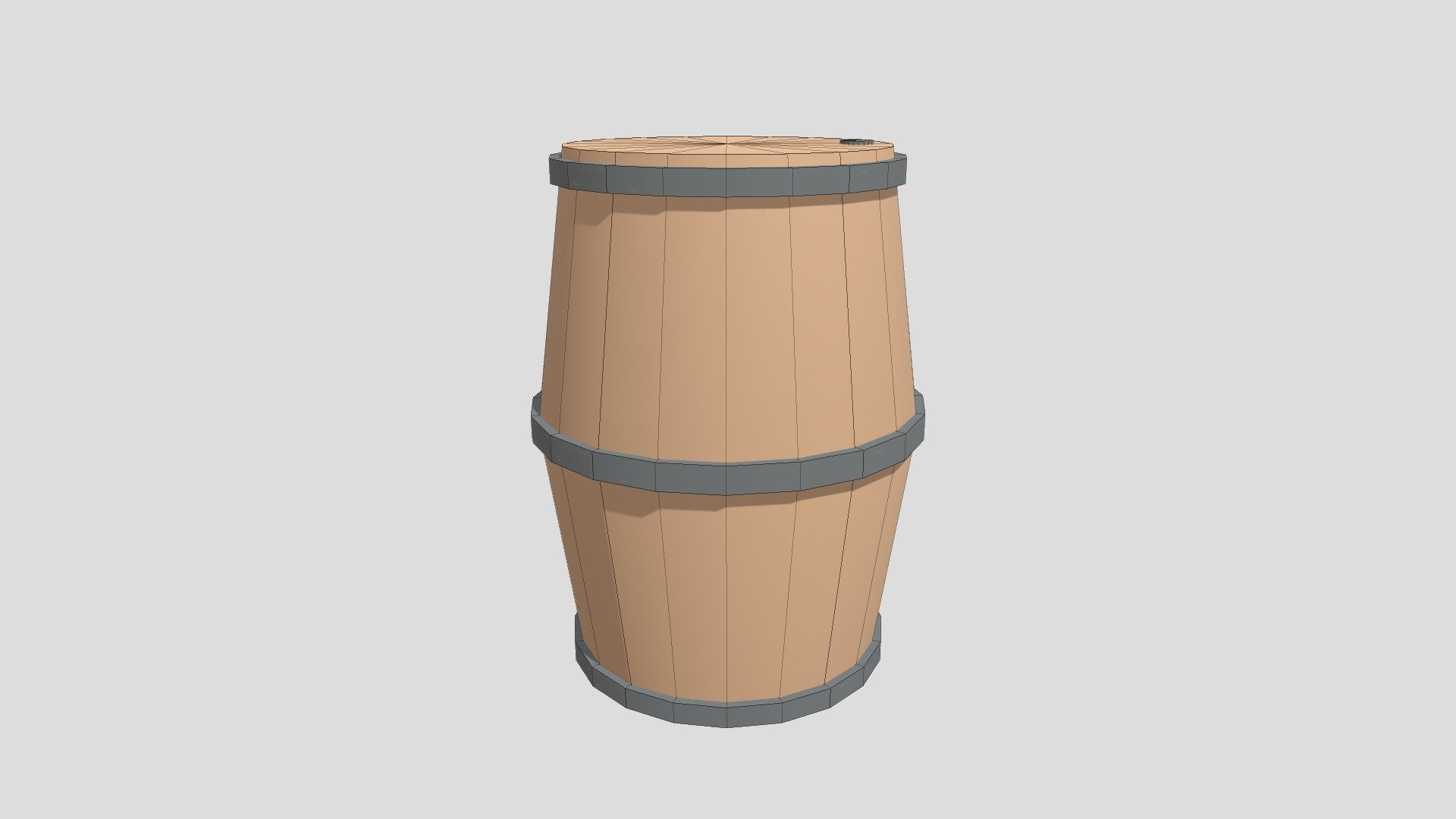 Barrel - 3D model by DemyvandenHeerik [dcc6594] - Sketchfab