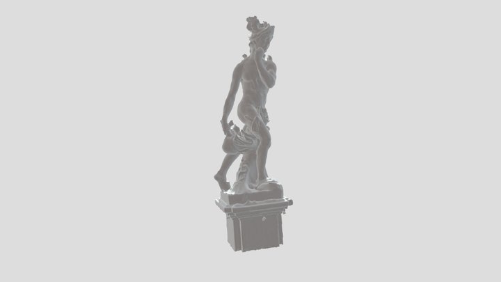 Apollon statue - Residence Palace Schwerin 3D Model