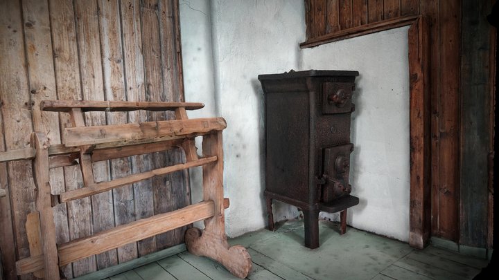 Korsnes museum, Old Stove – Free 3D Model STL