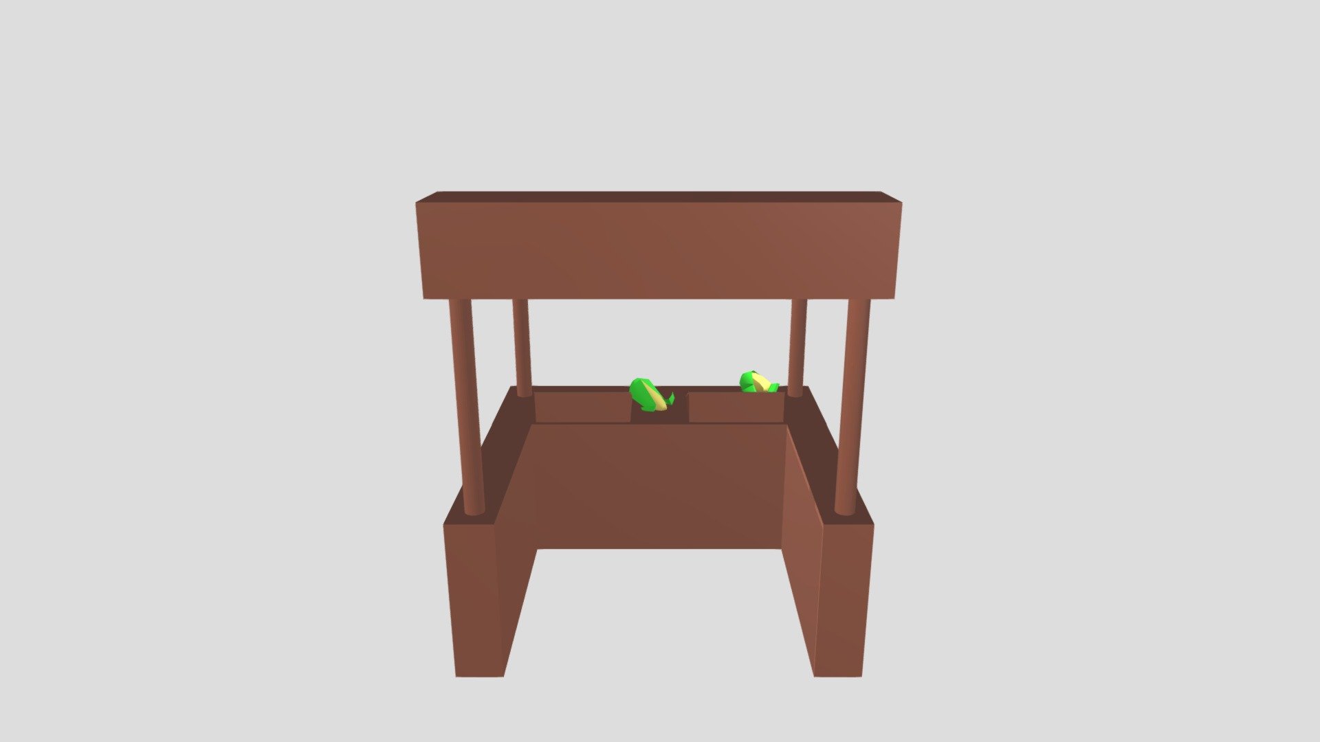 Low Poly Fruit-Stand