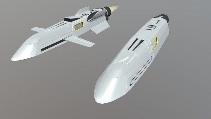 Hasta Missile – Free 3D Model STL