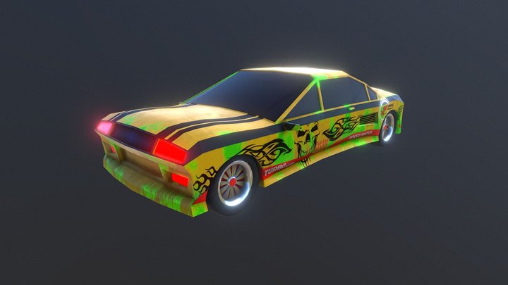 Car for Gaming 3D Model