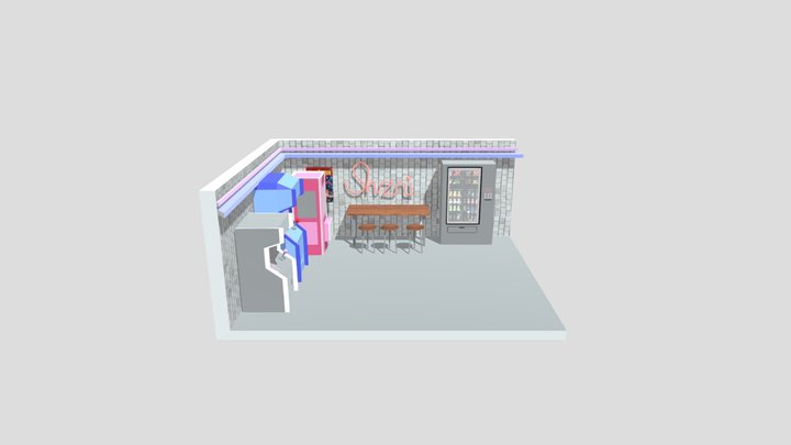 Arcade by Shehzaani (14 year old) 3D Model