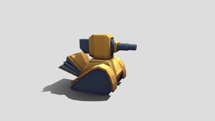 Scout Tank (Animated!) 3D Model
