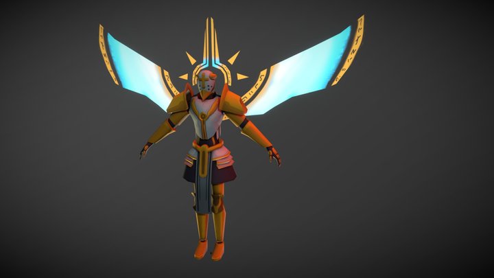 Gabriel the Judge of Hell 3D Model