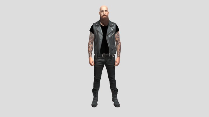 Leather Rebel – Gratis 3D-model STL