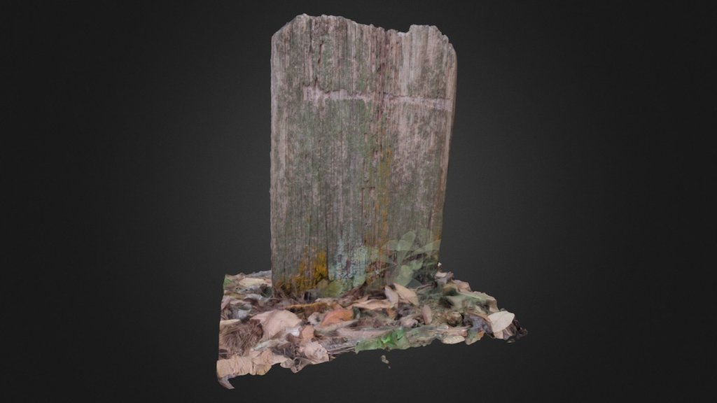 Wooden Headstone (PhotoScan)