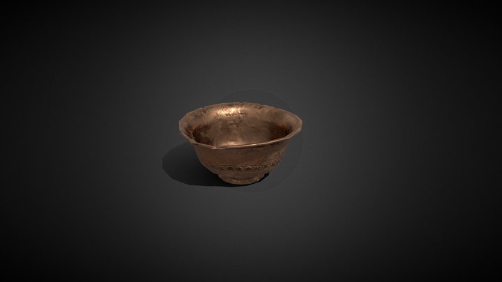 Teacup/Bowl Copper 01 3D Model