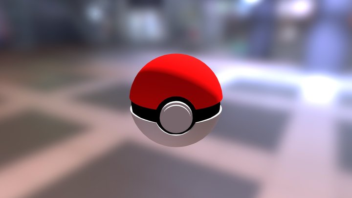 Pokeball 3D Model
