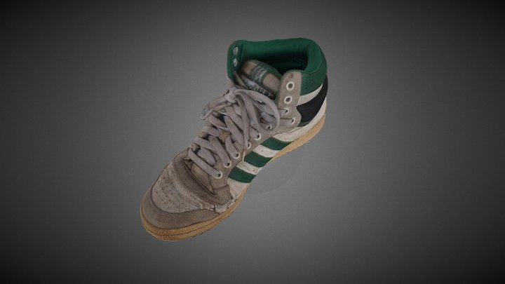 Shoe 2 raw model 3D Model