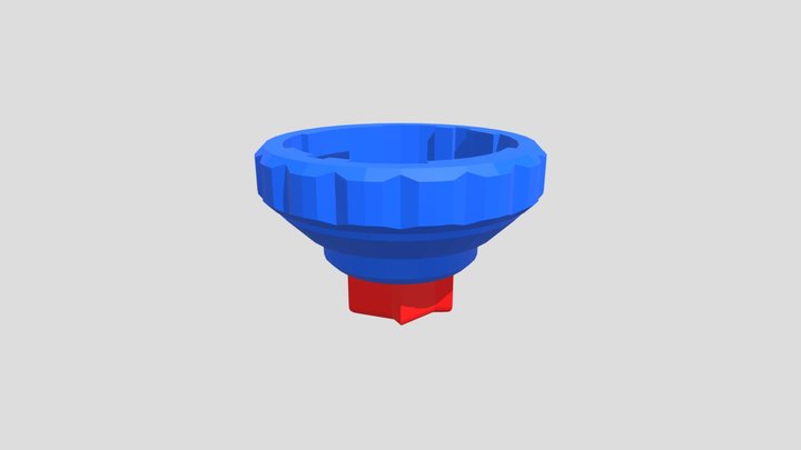 Right Rubber Flat 3D Model