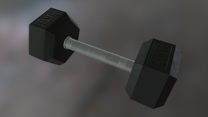 Dumbbell 3D Model